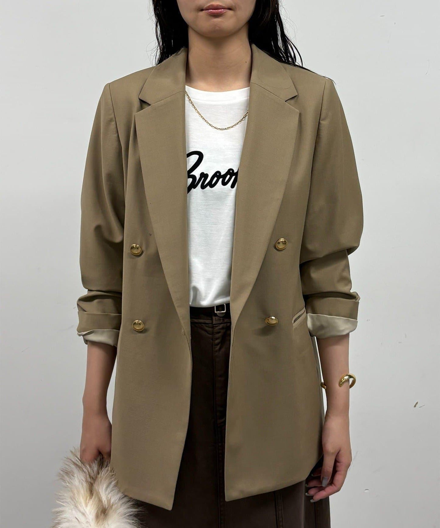 LOUNGEDRESS 經典雙排扣西裝外套 女