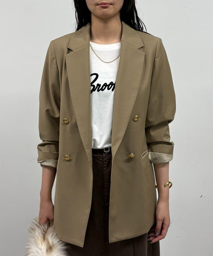 LOUNGEDRESS 經典雙排扣西裝外套 女