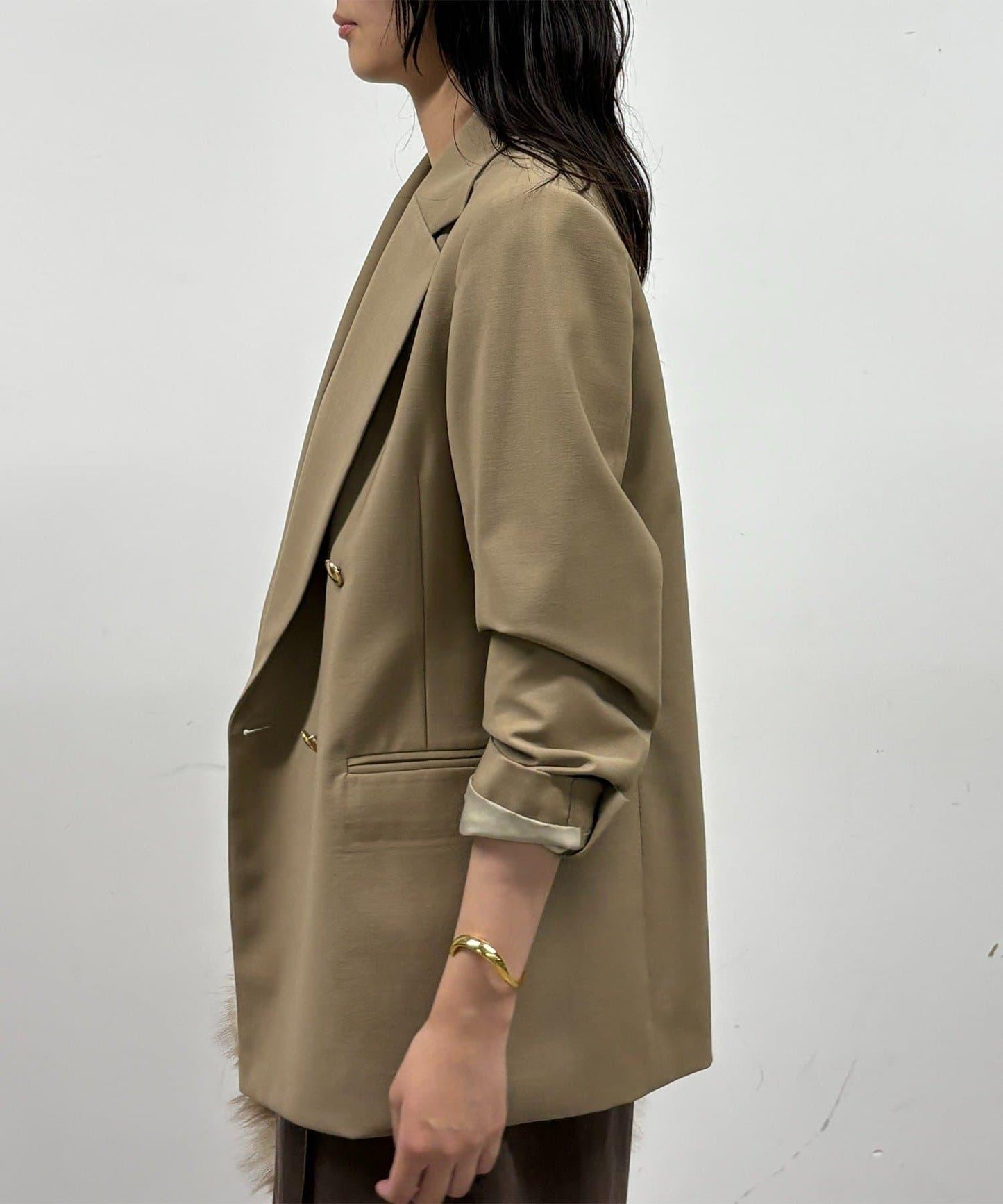 LOUNGEDRESS 經典雙排扣西裝外套 女