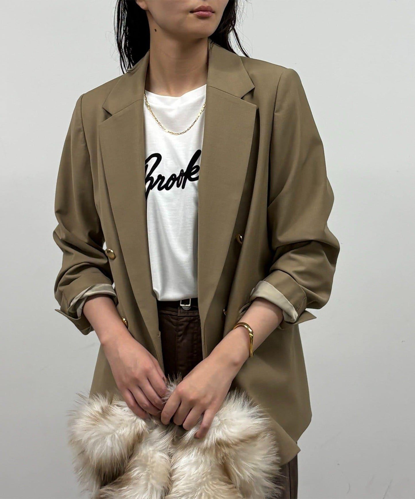 LOUNGEDRESS 經典雙排扣西裝外套 女