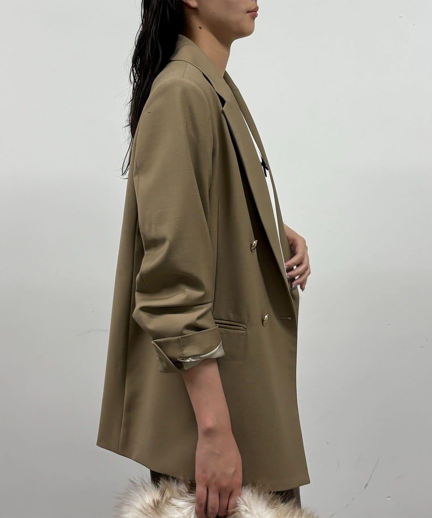 LOUNGEDRESS 經典雙排扣西裝外套 女