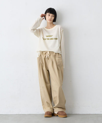 CIAOPANIC TYPY 仿舊感印花T恤 女