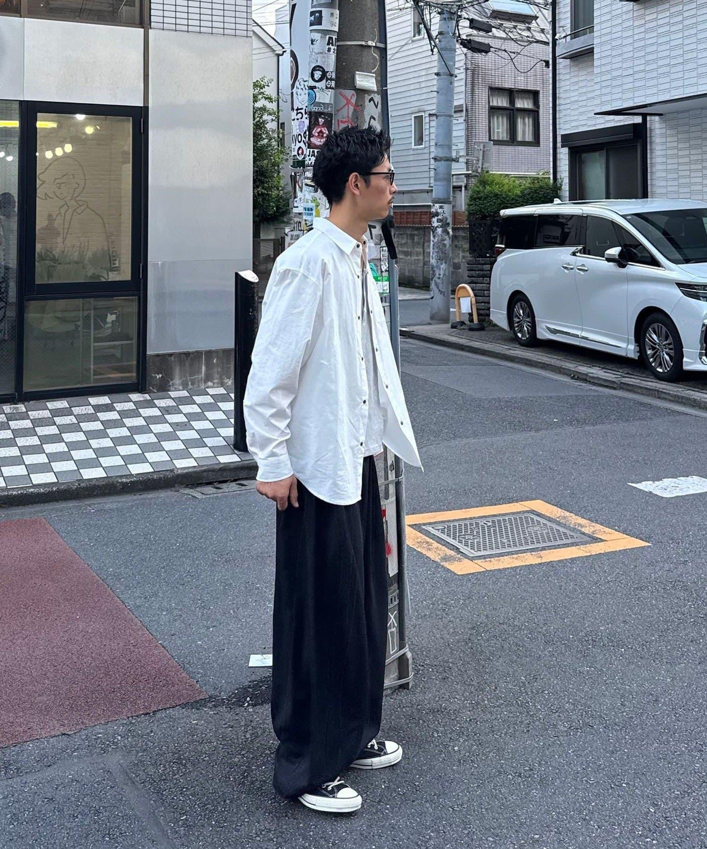 CIAOPANIC 寬鬆襯衫 純棉 ターコイズ 紐扣