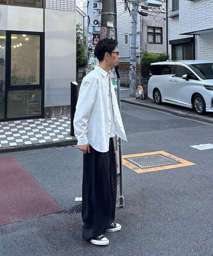 CIAOPANIC 寬鬆襯衫 純棉 ターコイズ 紐扣