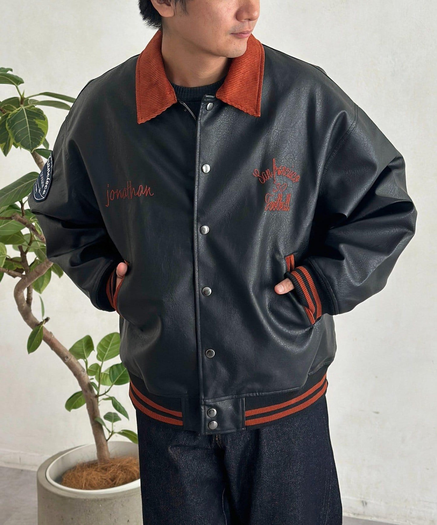 CPCM 中綿刺繡夾克外套
