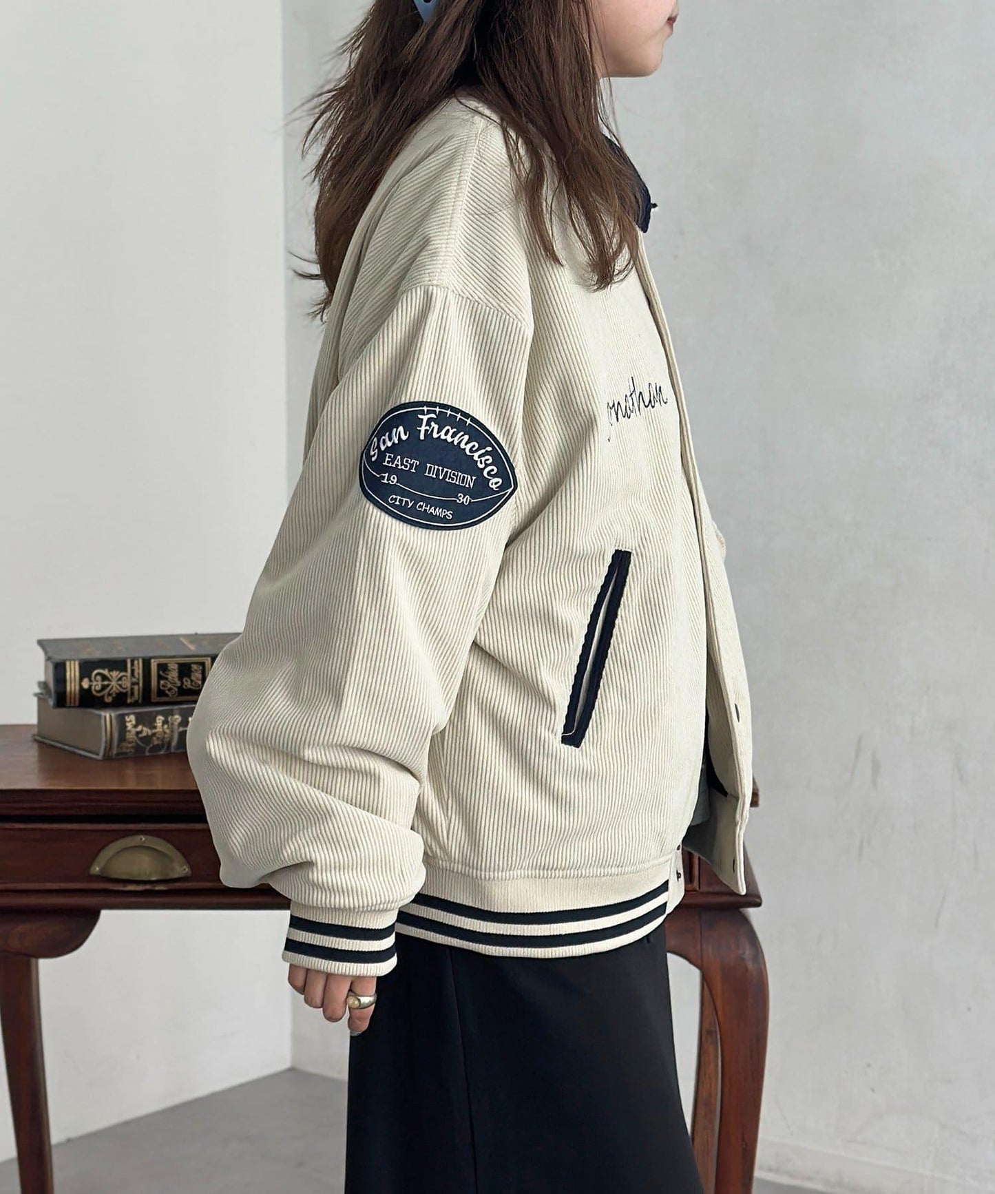 CPCM 中綿刺繡夾克外套