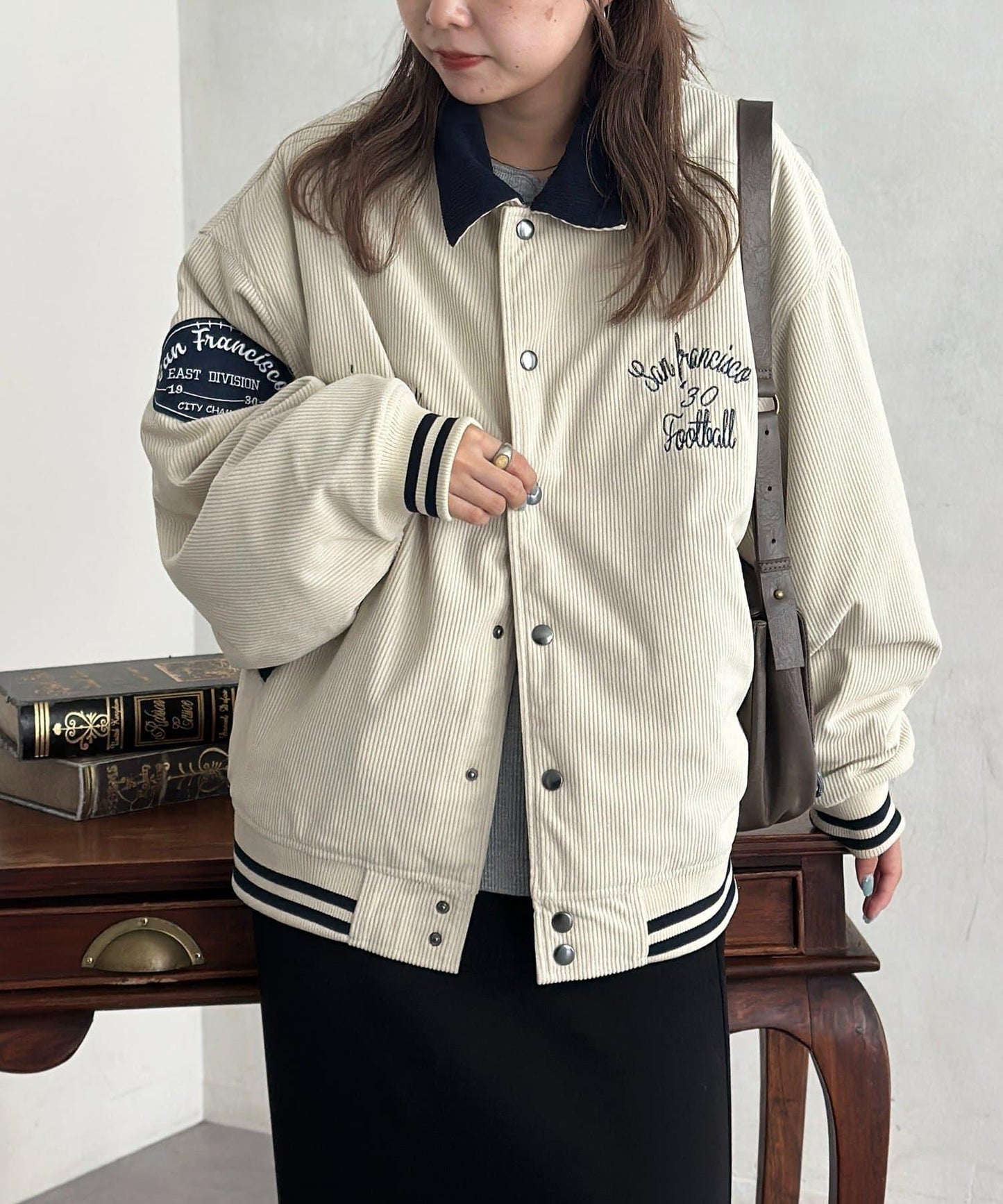 CPCM 中綿刺繡夾克外套