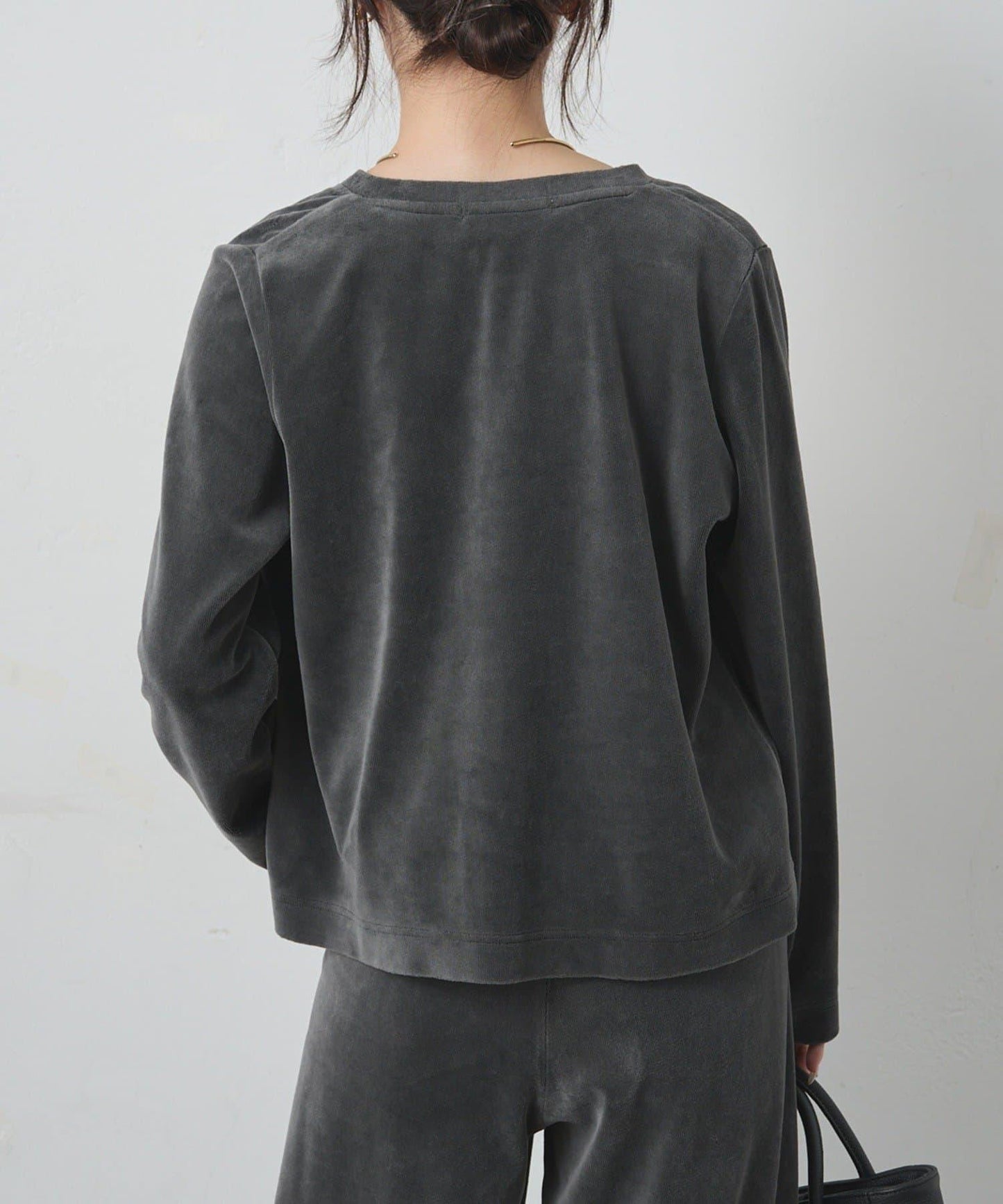 PUAL CE CIN 2026 AW VINTAGE REBELLION 系列 復古燈芯絨圓領短款開衫 純棉混紡