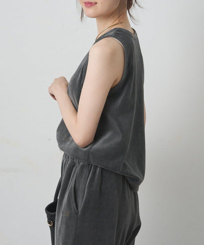 PUAL CE CIN 2026 AW VINTAGE REBELLION 系列 珠光天鵝絨背心