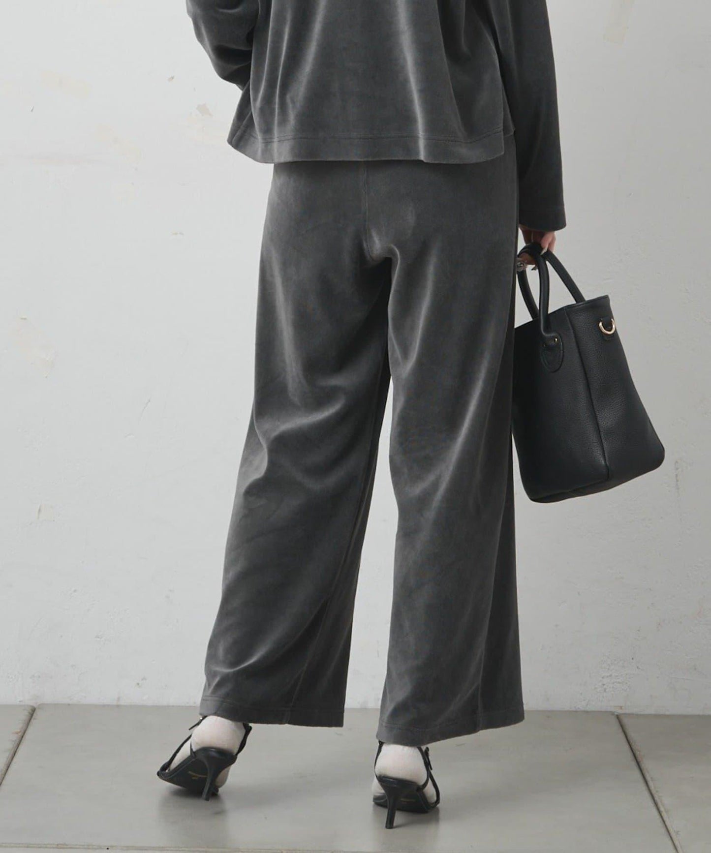 PUAL CE CIN 2026 AW VINTAGE REBELLION系列 棉質混紡羅紋刺繡休閒長褲