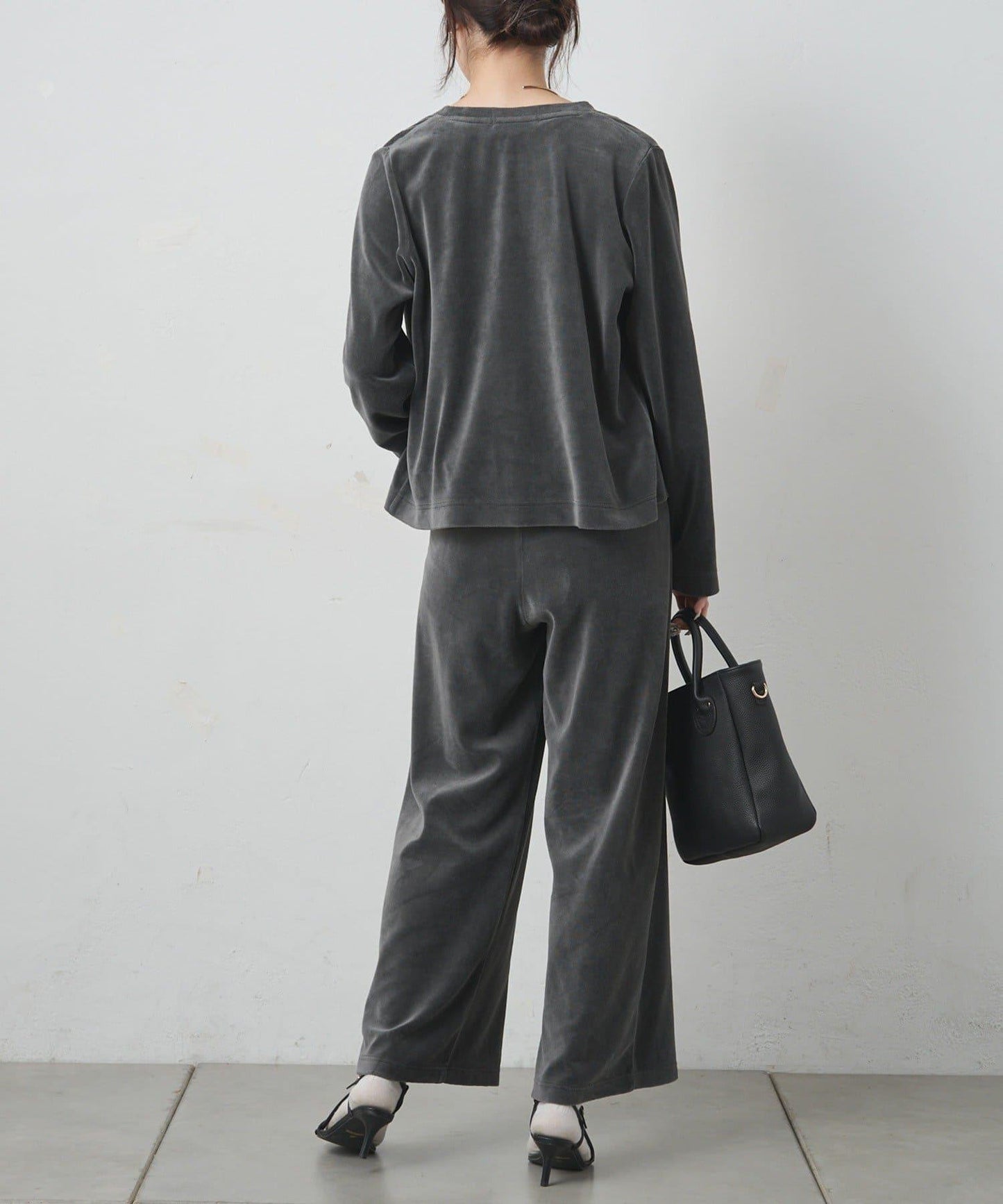 PUAL CE CIN 2026 AW VINTAGE REBELLION系列 棉質混紡羅紋刺繡休閒長褲
