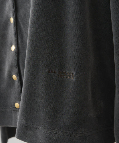 PUAL CE CIN 2026 AW VINTAGE REBELLION 系列 復古燈芯絨圓領短款開衫 純棉混紡