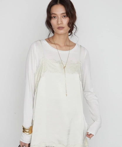 LOUNGEDRESS 亨利領長袖T恤 彈力混紡棉 亨利領設計 舒適親膚
