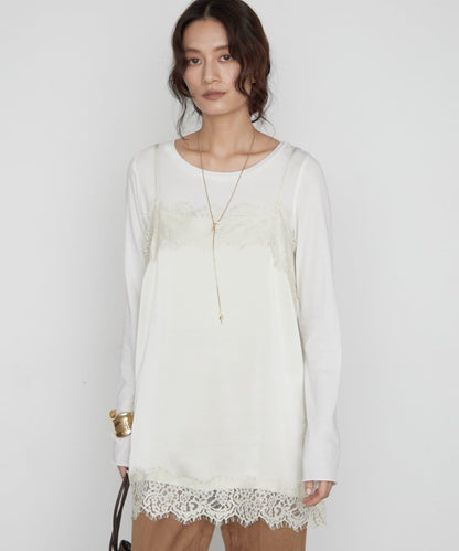 LOUNGEDRESS 亨利領長袖T恤 彈力混紡棉 亨利領設計 舒適親膚