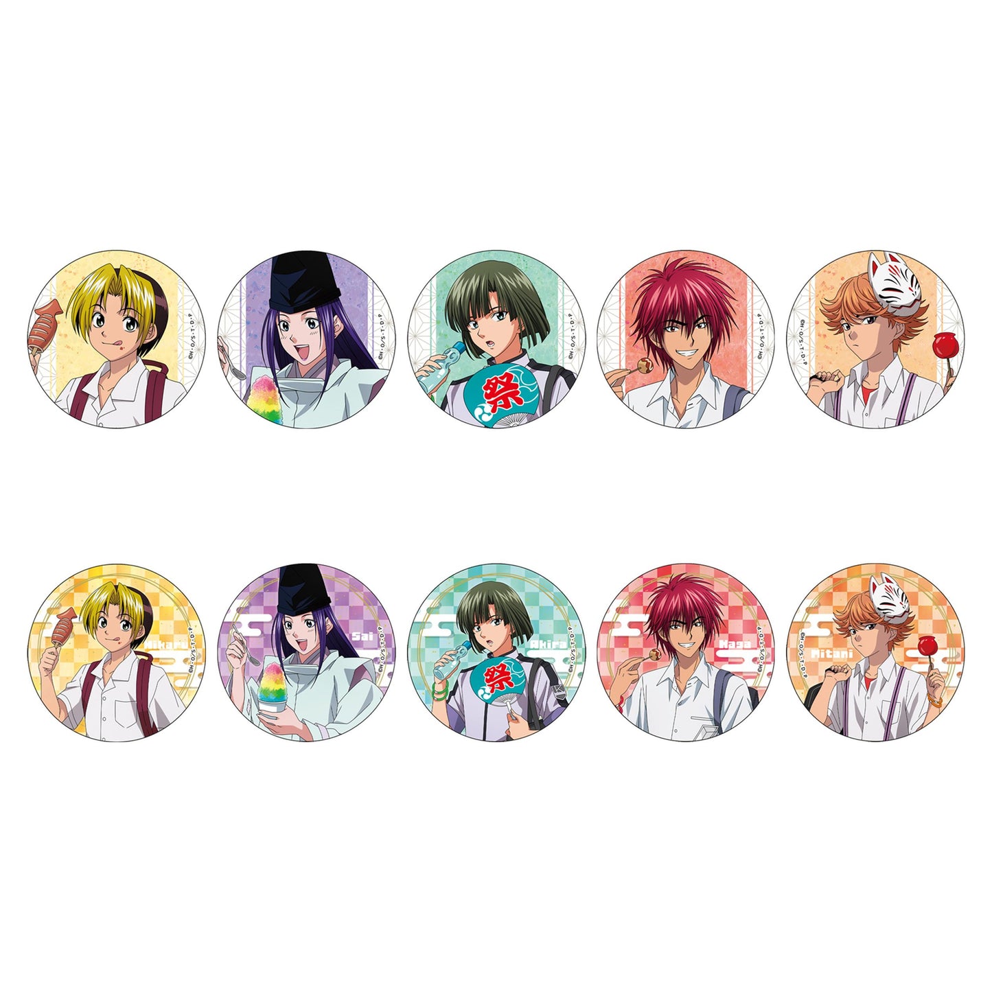 《棋魂》夏日祭典徽章盲盒 (全10款) 直徑56mm