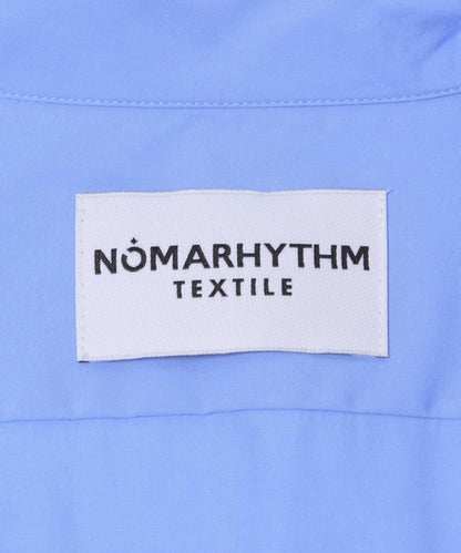 NOMARHYTHM TEXTILE 幾何拼貼荷葉邊襯衫