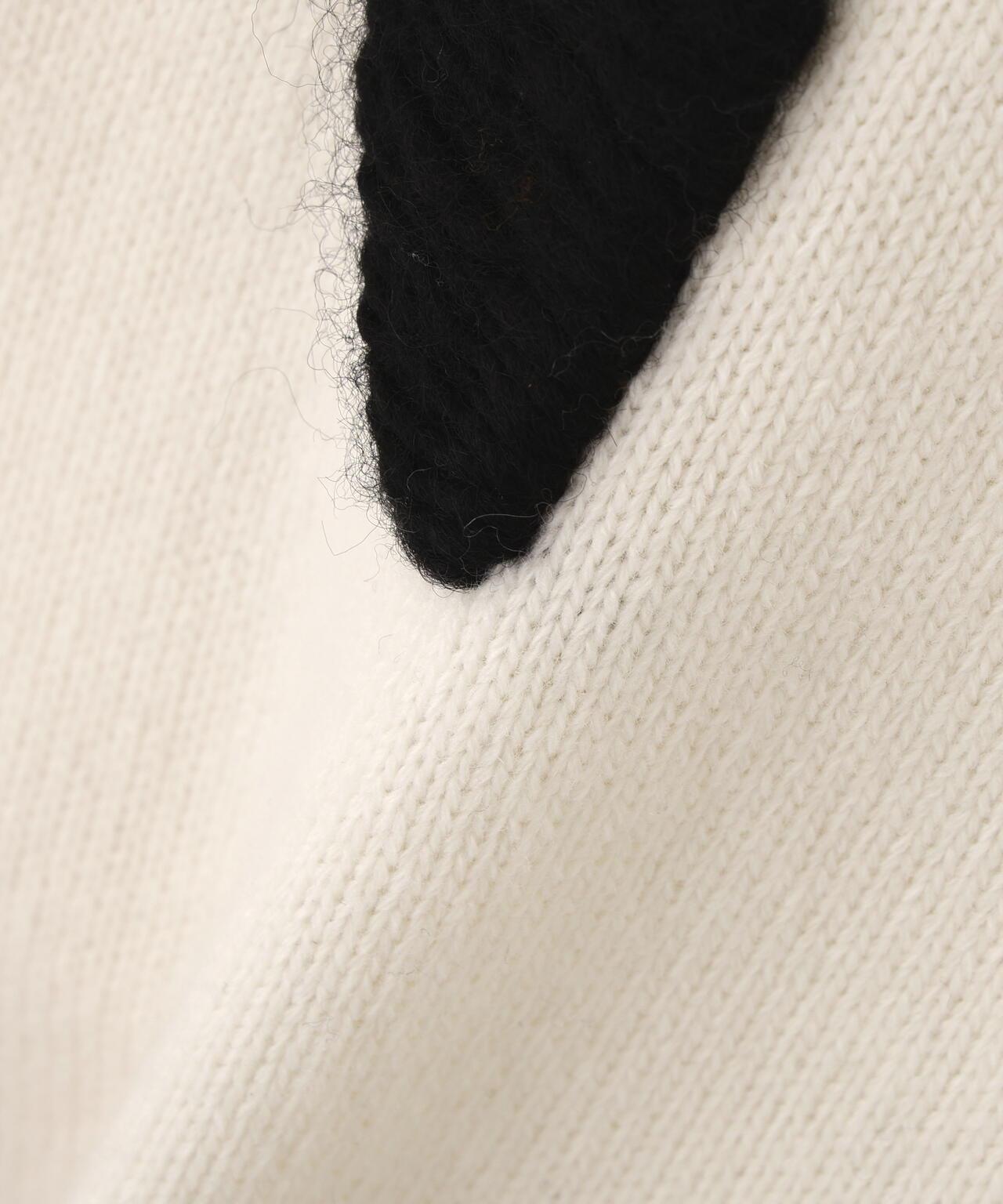 ADORE 羊毛100% 手工刺繡愛心針織衫