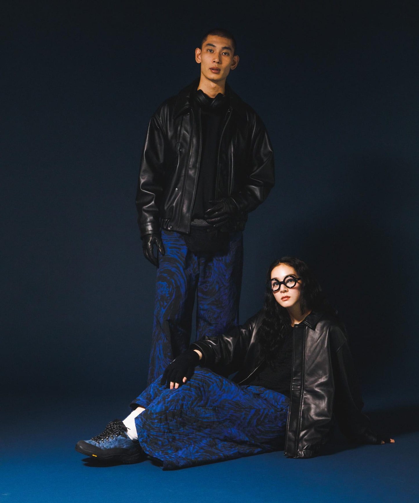 EKAL 格子絎縫半裙 女士 2026FW 尼龍防潑水保暖中棉