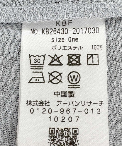 別注 Lee Izumida×KBF 聯名 梨地織印花透膚感短袖T恤 女