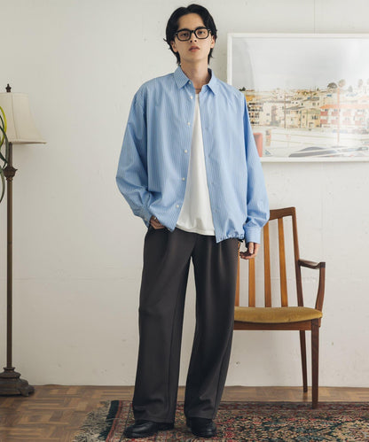 SENSE OF PLACE 滌綸混紡彈力休閒褲