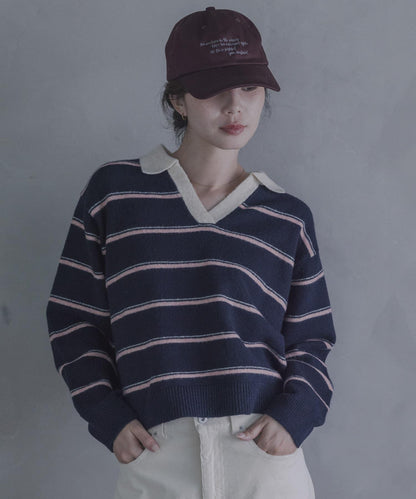 Sonny Label 羊毛混拼色針織開衫