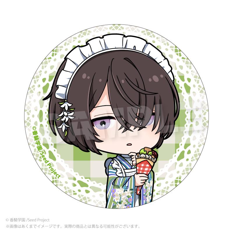 BOYS be MAID！×マリオンクレープ 聯名 迷你角色徽章 紙/馬口鐵 57mm