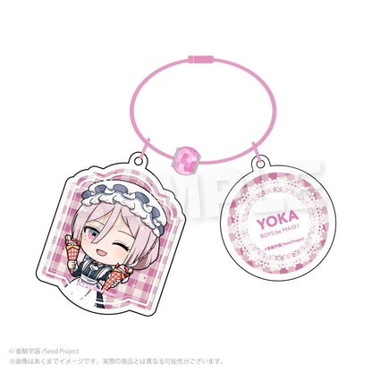 BOYS be MAID！×マリオンクレープ 妃崎 餘花 亞克力金屬塑料掛件