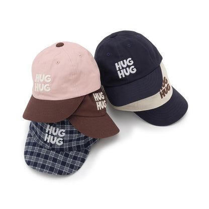 petit main 刺繡HUG Logo 棒球帽 休閒戶外可調節尺寸