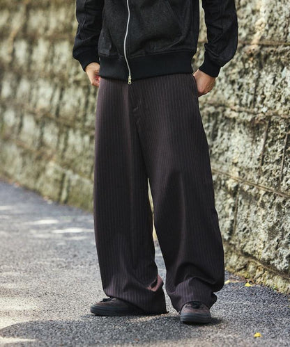 FREAK'S STORE 2026秋冬新款 垂墜感巴レル褲 休閒百搭長褲 男