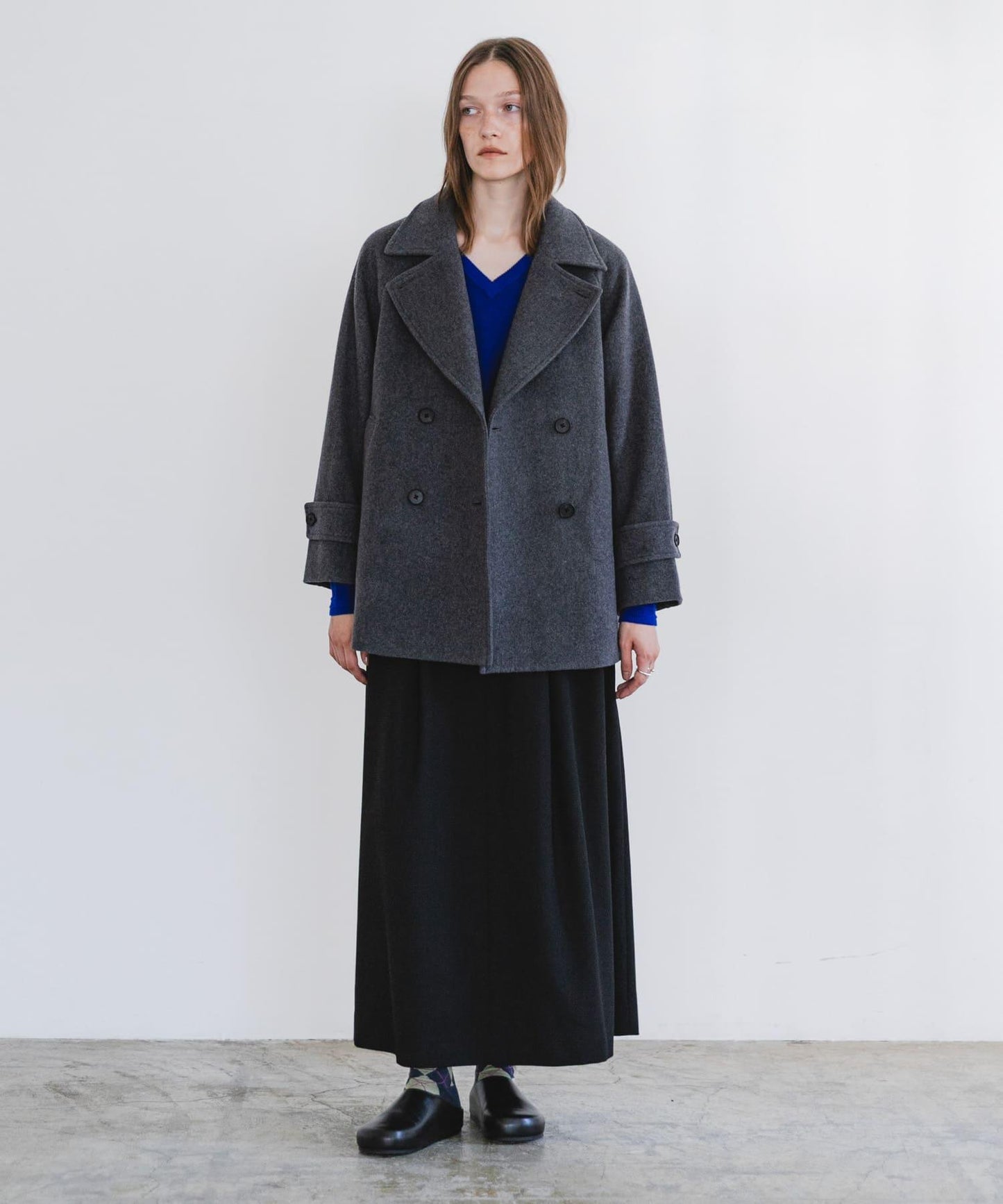 URBAN RESEARCH Pコート 羊毛100% 經典款 商務休閒