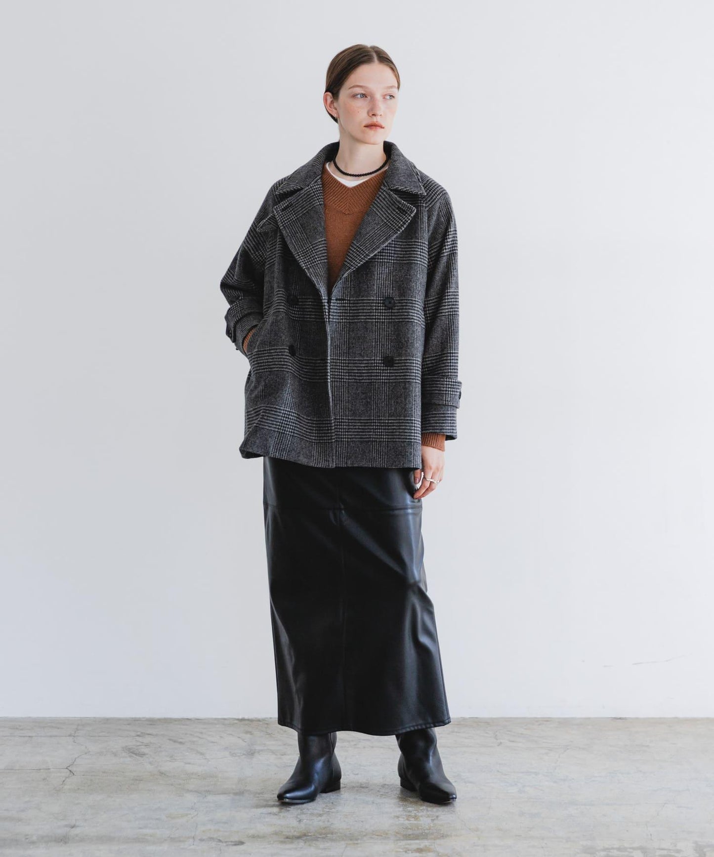 URBAN RESEARCH Pコート 羊毛100% 經典款 商務休閒