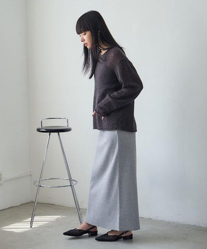 ワッフルロングスカート