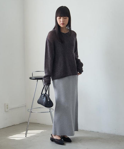 ワッフルロングスカート
