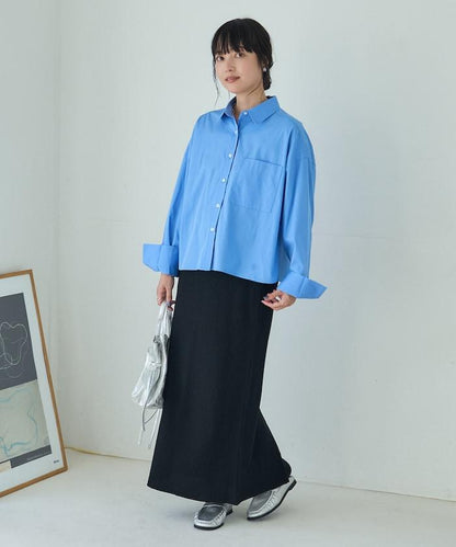 ワッフルロングスカート