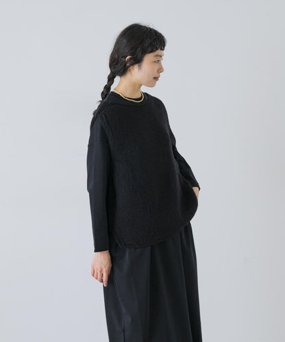 かぐれ 羊毛100% 佩魯手工編織馬甲