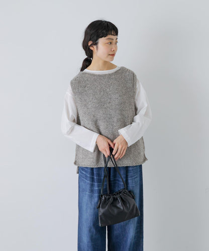 かぐれ 羊毛100% 佩魯手工編織馬甲