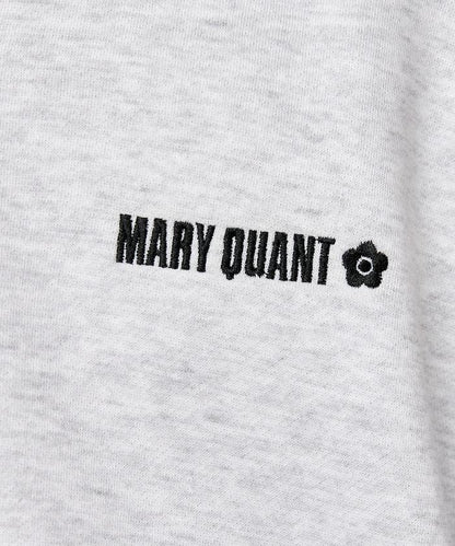 MARY QUANT × PUBLUX 聯名 拼色 刺繡Logo 加絨 衛衣