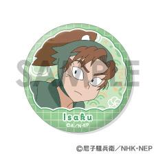 忍者亂太郎 留三郎&伊作 徽章套裝 6個裝 56mm 鐵皮製