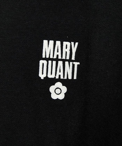 MARY QUANT × PUBLUX 聯名 刺繡Logo 圓領衛衣 寬鬆款 男女同款