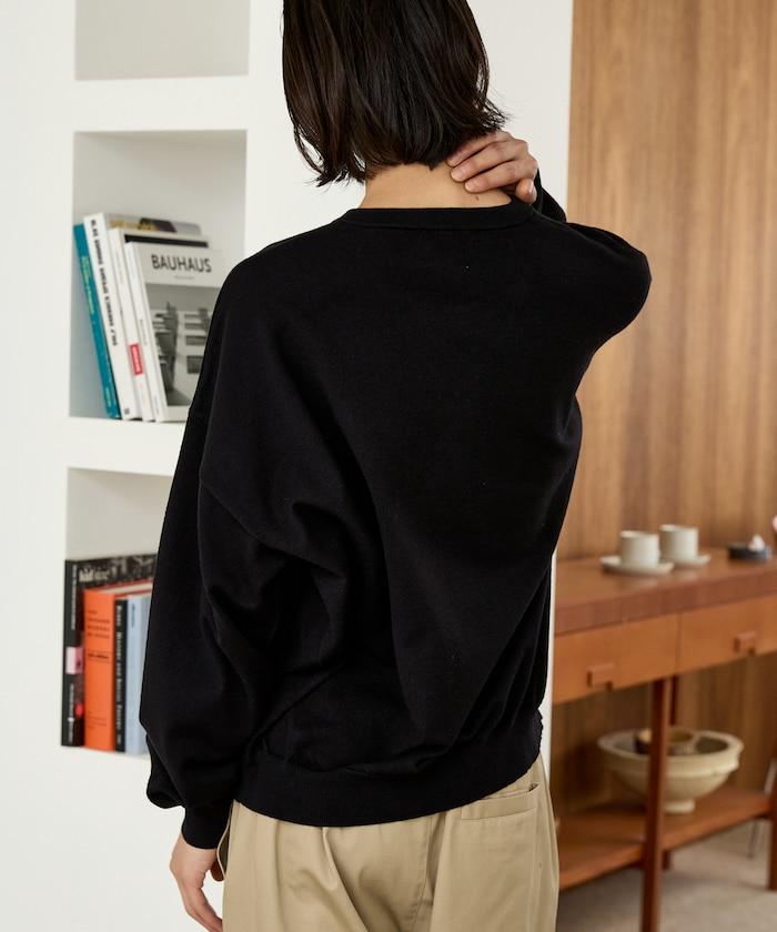 MARY QUANT × PUBLUX 聯名 拼色 V領 刺繡 針織衫 女