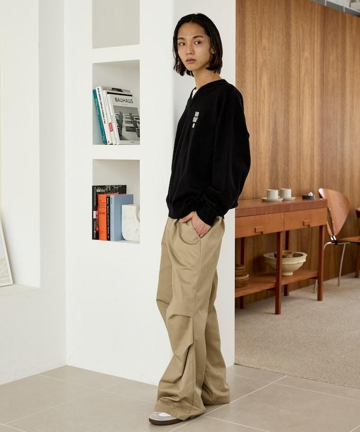 MARY QUANT × PUBLUX 聯名 拼色 V領 刺繡 針織衫 女