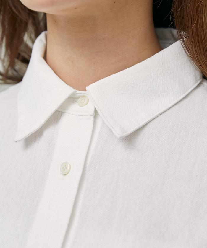 MARY QUANT × PUBLUX 聯名 裾荷葉邊 襯衫