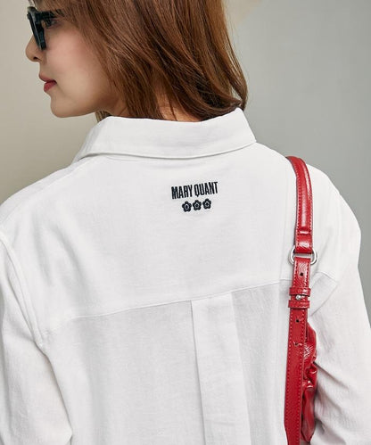 MARY QUANT × PUBLUX 聯名 裾荷葉邊 襯衫