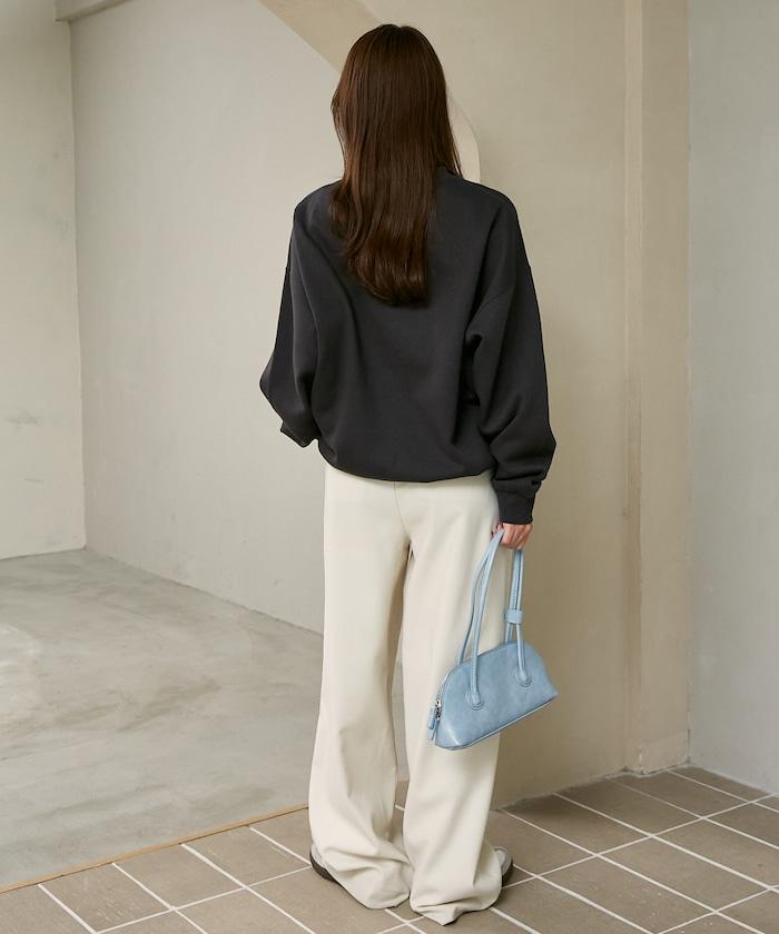 レース 異素材 デイジー アート 裏起毛 スウェット　限定展開