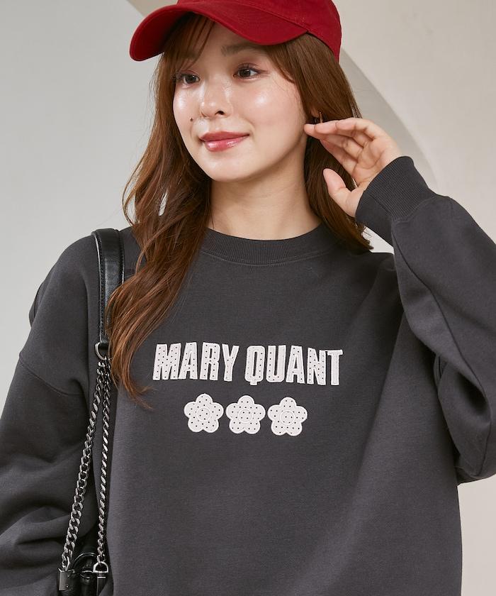 別注 ドット柄 刺繍 ロゴ  裏起毛 スウェット　限定展開