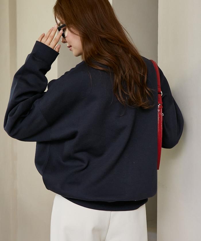 別注 異素材 ドッキング トリプル デイジー 裏起毛 スウェット　限定展開