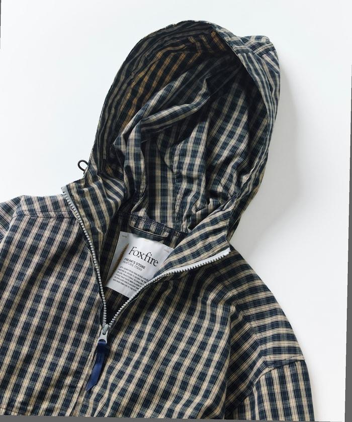 Foxfire × FREAK'S STORE 別注 格紋連帽拉鍊襯衫夾克