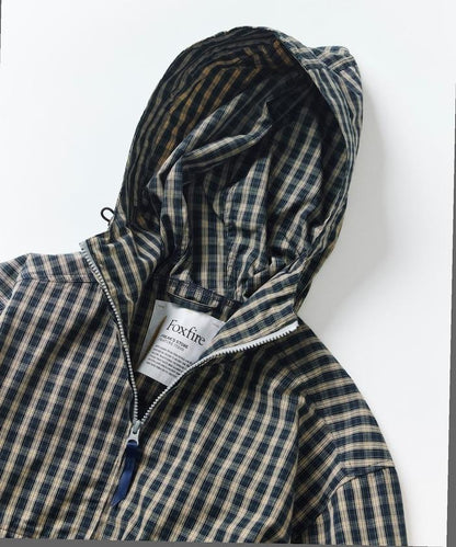 Foxfire × FREAK'S STORE 別注 格紋連帽拉鍊襯衫夾克