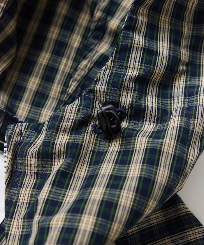 Foxfire × FREAK'S STORE 別注 格紋連帽拉鍊襯衫夾克