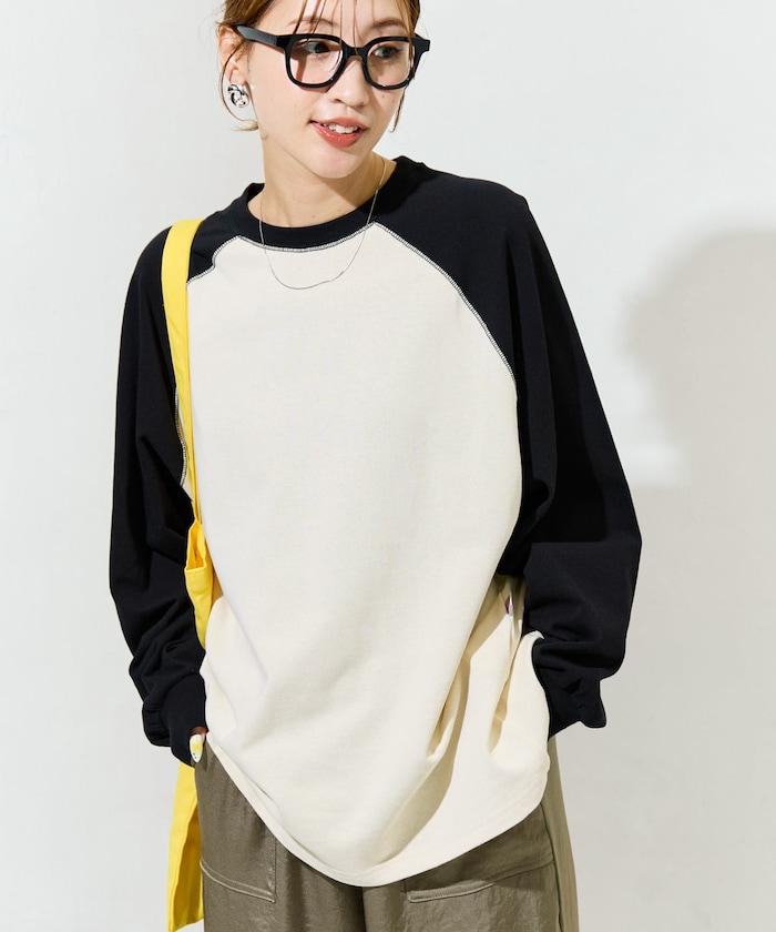 FREAK'S STORE 美國棉拼色長袖T恤 26SS